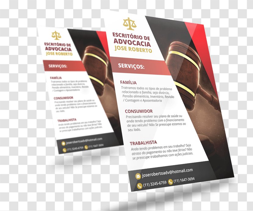 Pamphlet Lawyer Business Cards Flyer Brochure Transparent PNG