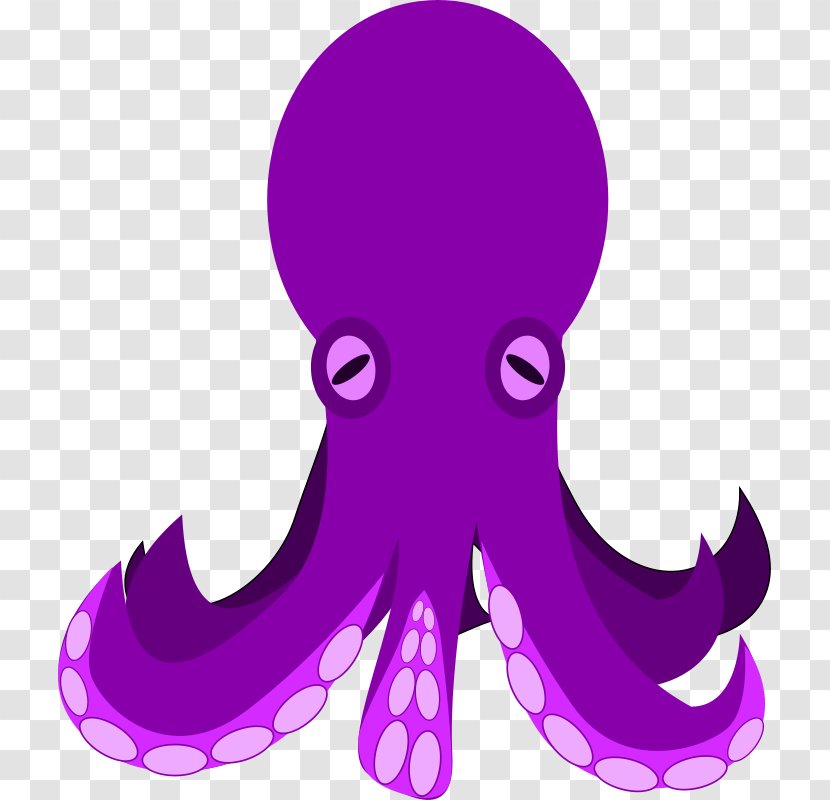 Octopus Free Content Clip Art - Organism - Creatures Cliparts Transparent PNG