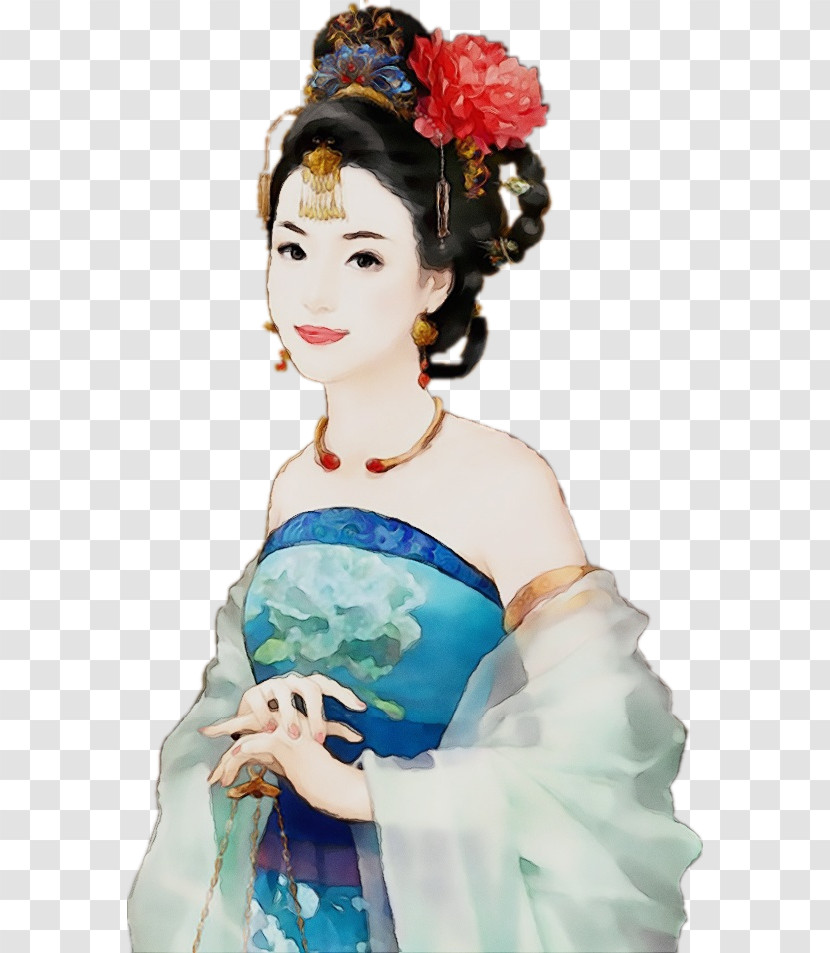 Hair Lady Hairstyle Geisha Shimada Transparent PNG