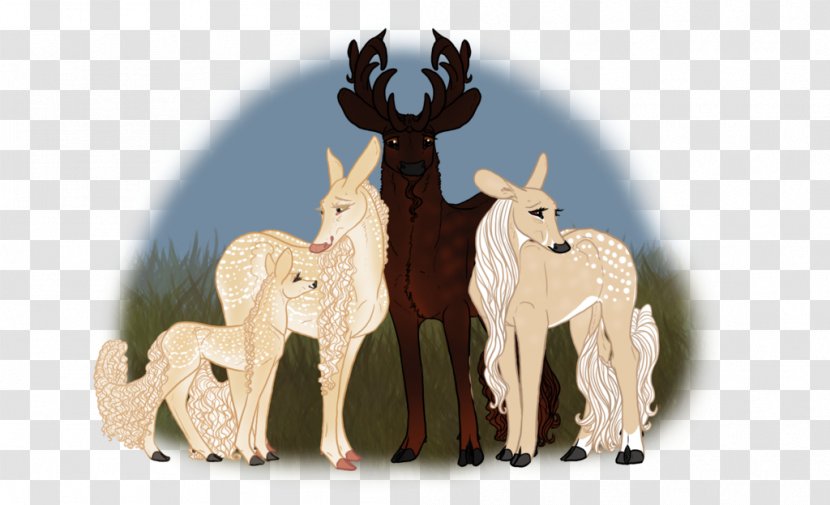 Reindeer Pack Animal Donkey Figurine Wildlife - Extended Family Transparent PNG