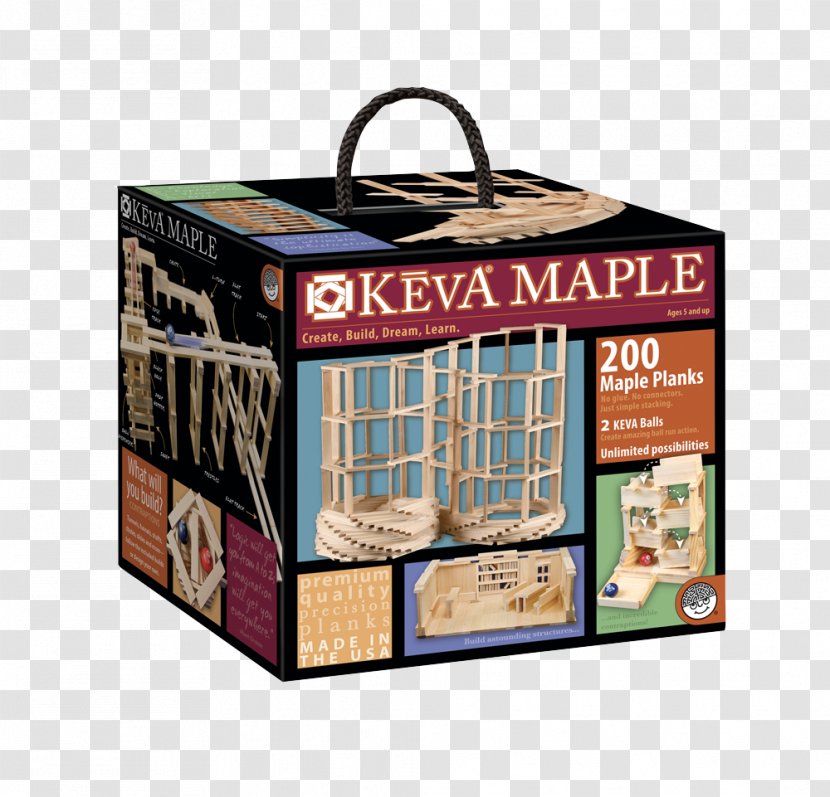 KEVA Contraptions Plank Set Mindware Keva Maple Planks Structures 200 - Game Transparent PNG