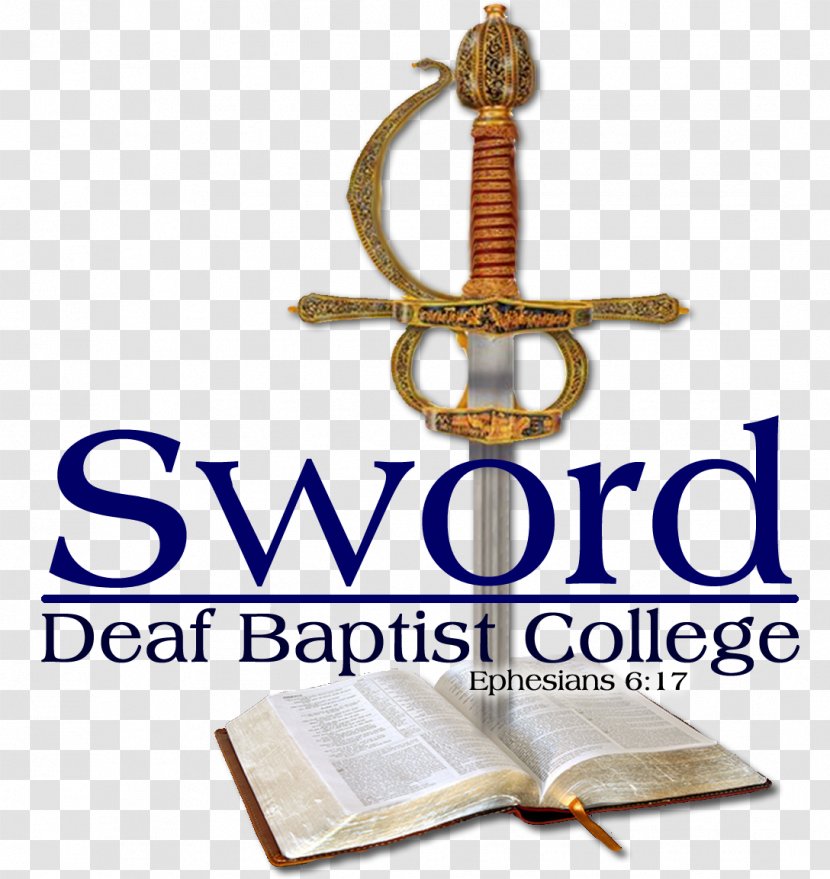 Knoxville Brand Baptists College Sword - Logo Transparent PNG