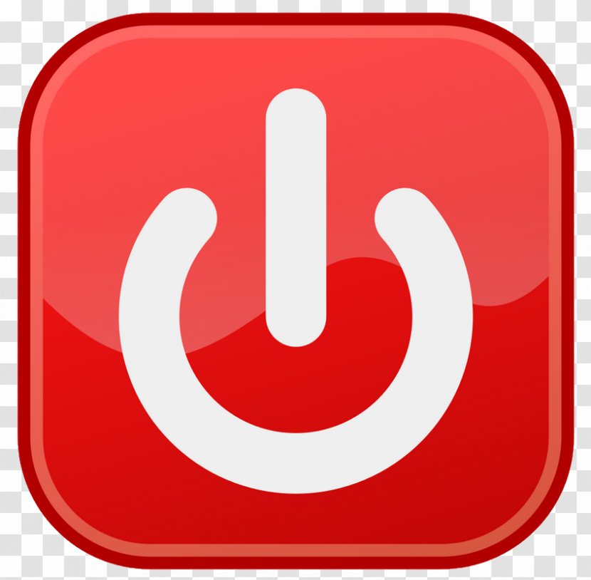 Clip Art Button - Red - Symbol Transparent PNG