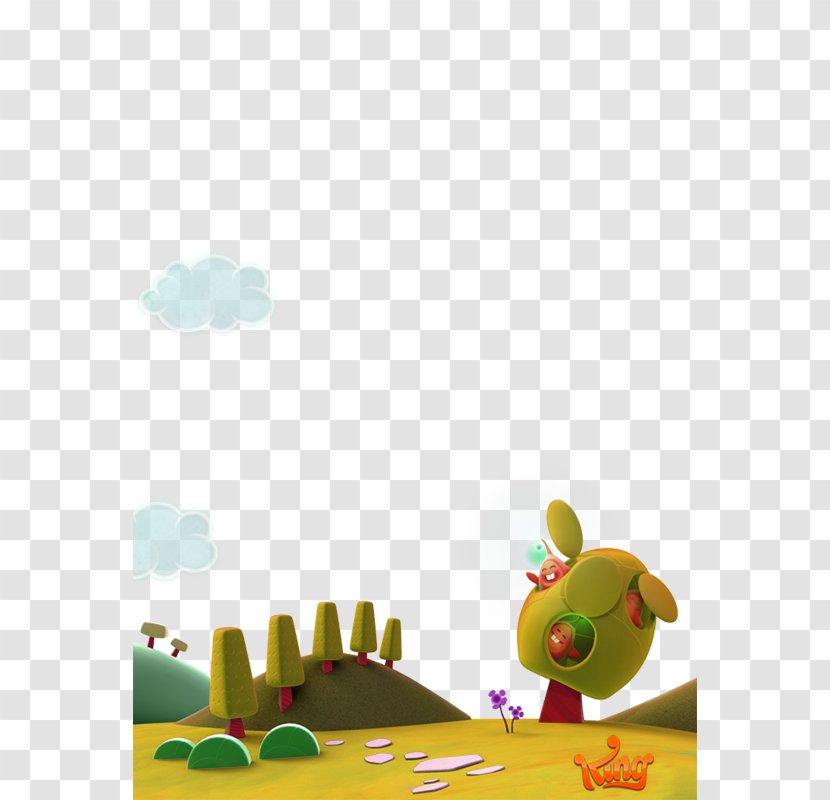 Cartoon Animation Illustration - Material - Hand-painted Grass Transparent PNG