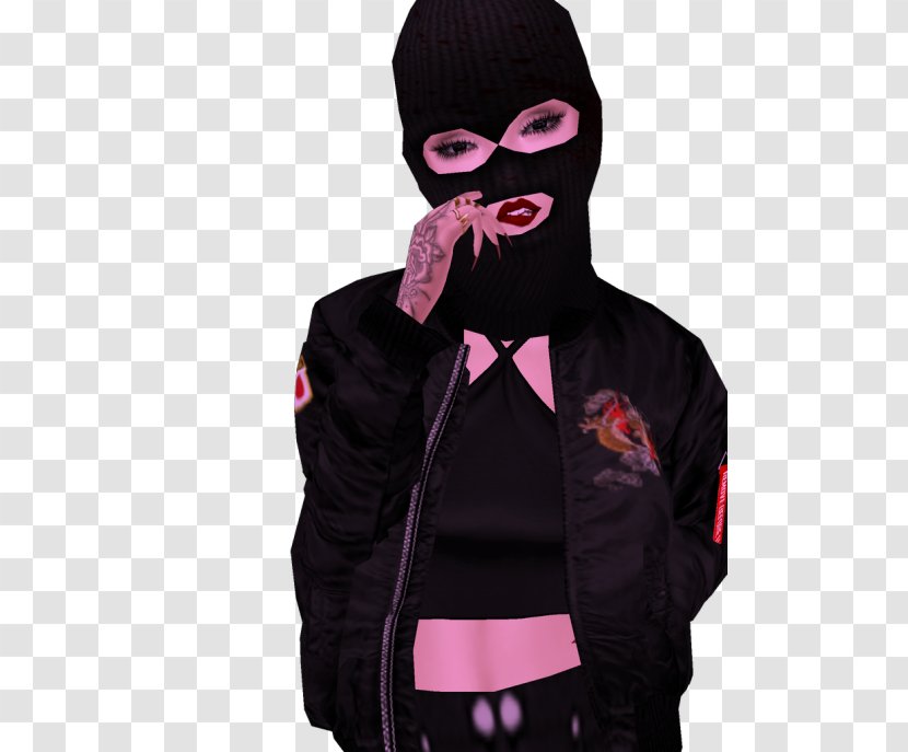 Hoodie Pink M Jacket Product - Imvu Transparent PNG