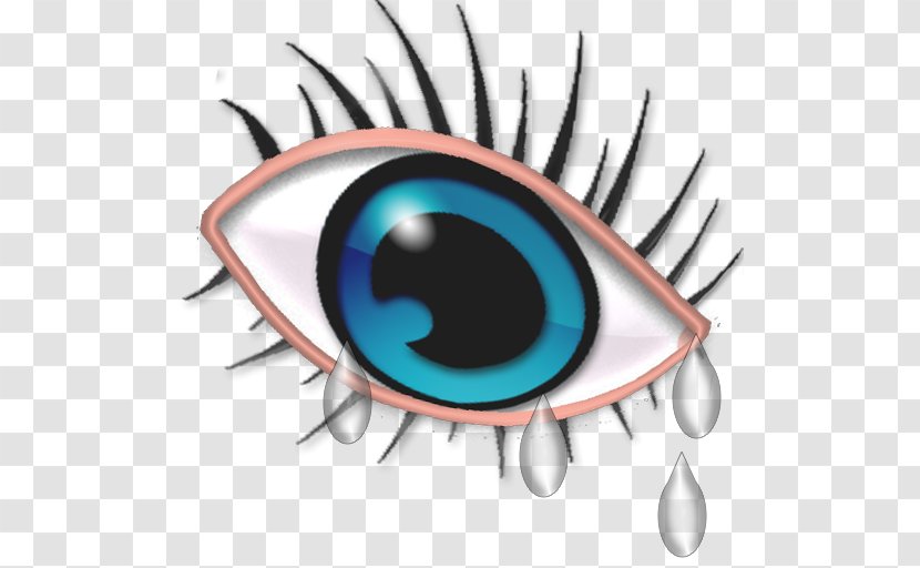 Eye Crying Tears Clip Art - Silhouette - Cried Cliparts Transparent PNG