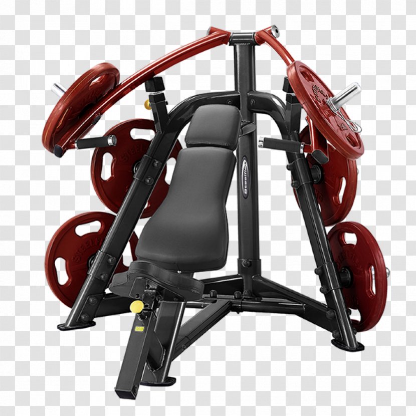 Bench Press Exercise Equipment Physical Fitness - Weight Training - Incline Dumbbell Transparent PNG