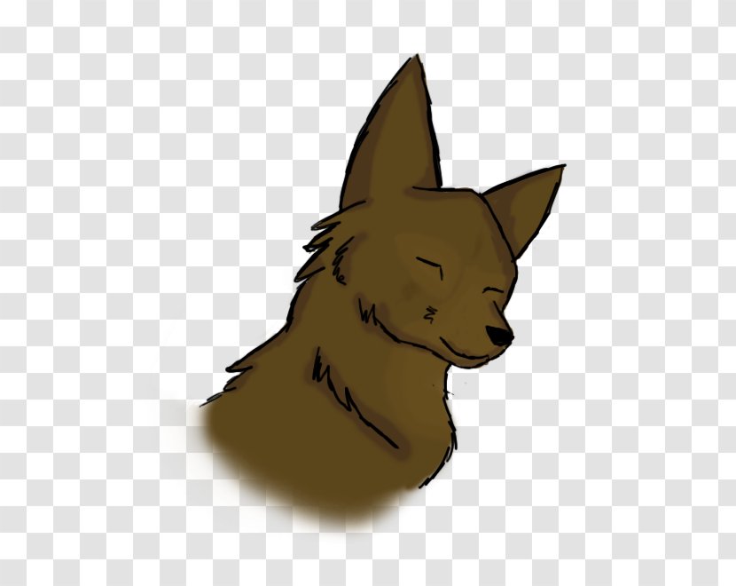 Whiskers Red Fox Dog Breed Cat - Cartoon Transparent PNG
