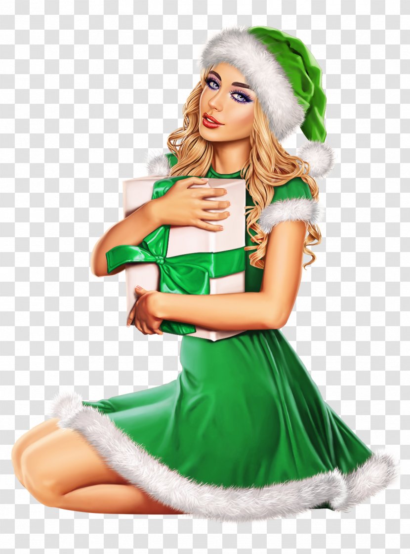 Christmas Girl - Blond - Costume Accessory Saint Patricks Day Transparent PNG