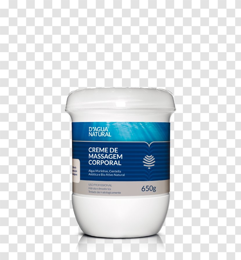 D’Água Natural Creme De Massagem Pimenta Negra Cream D'agua Cosmeticos Algae - Gel Transparent PNG
