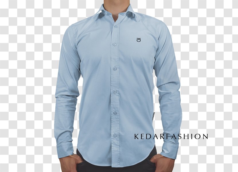 Dress Shirt Blue Fashion Clothing - Sleeve Transparent PNG