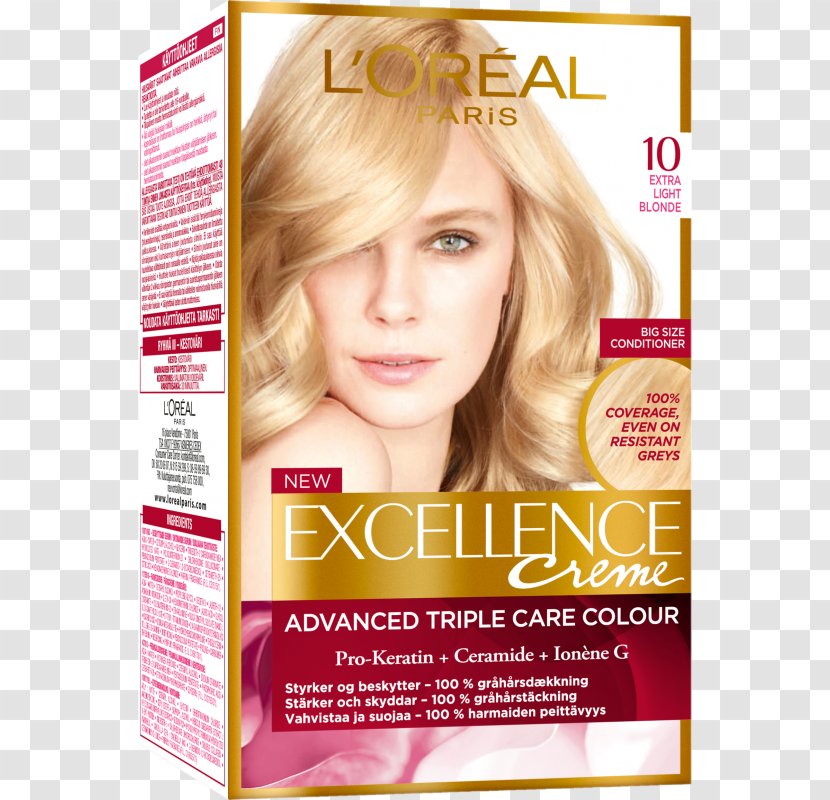 LÓreal Human Hair Color Blond Capelli - Brown - L'Oréal Transparent PNG