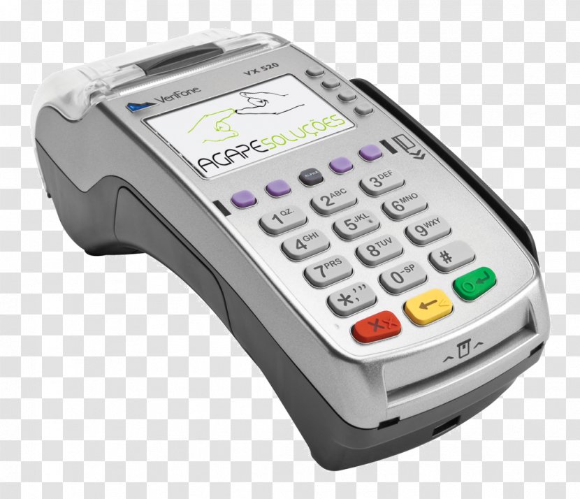 EMV VeriFone Holdings, Inc. Payment Terminal Contactless Smart Card - Gadget - Credit Transparent PNG