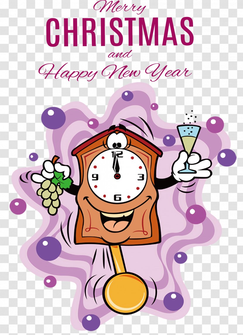 Merry Christmas Happy New Year Transparent PNG