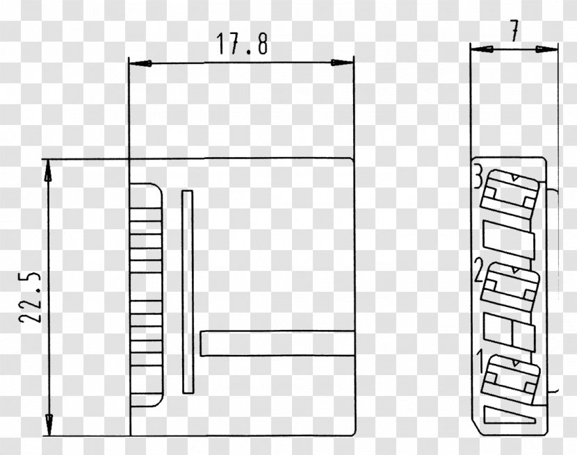 ISO 11446 1724 3732 Packaging And Labeling - Material - Technical Drawing Transparent PNG