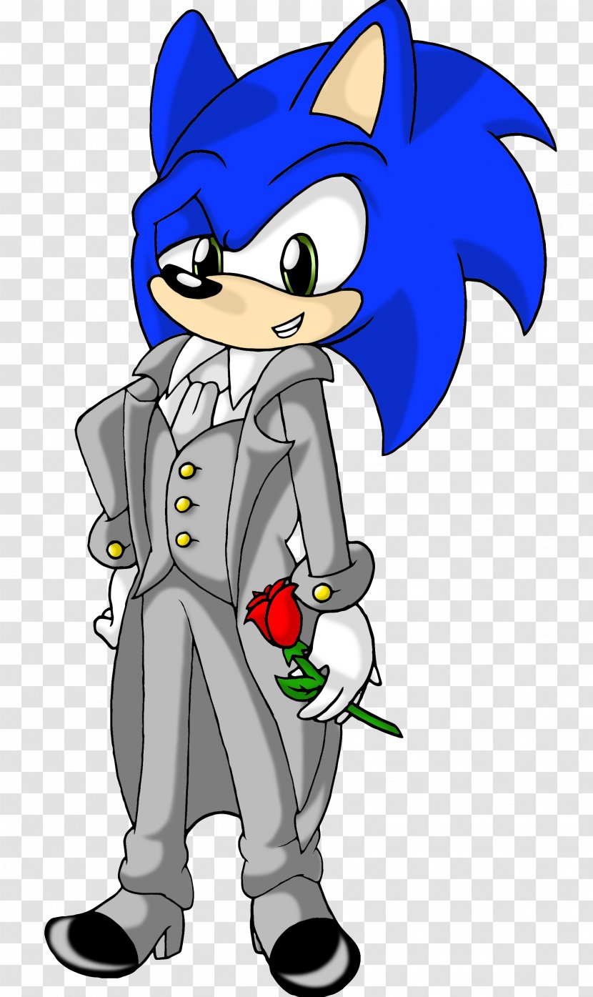 Sonic The Hedgehog Tuxedo Suit Costume - Wedding Transparent PNG