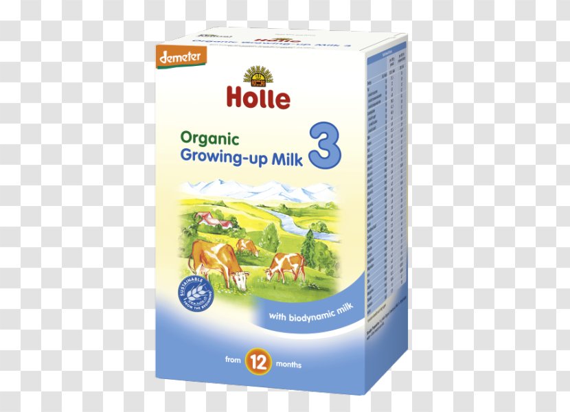 Milk Holle Organic Food Baby Porridge Transparent PNG