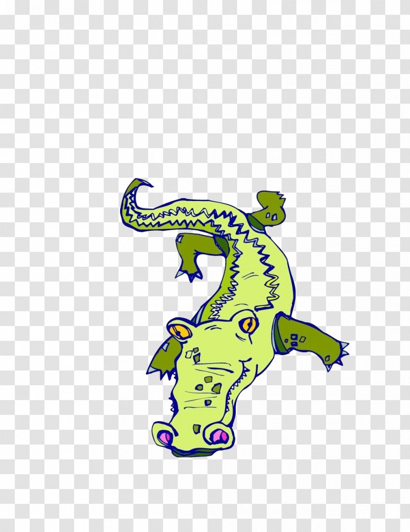 Crocodile Cartoon Illustration - Crocodiles Transparent PNG