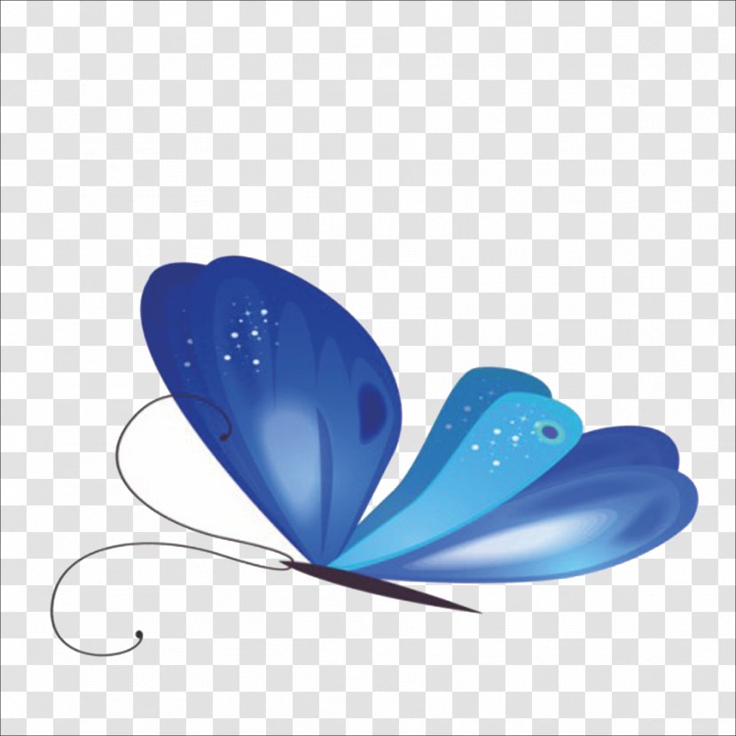 Butterfly Blue Transparent PNG