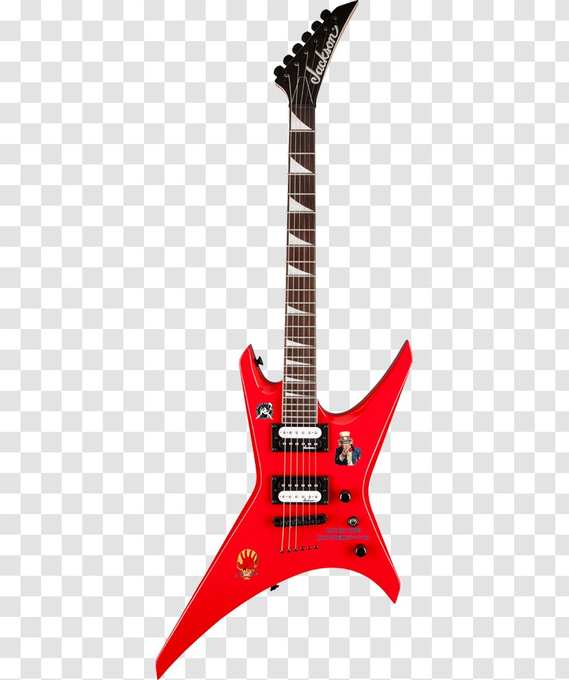 Jackson King V Dinky Guitars Electric Guitar - Heart Transparent PNG