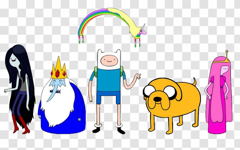 Finn The Human Jake Dog Marceline Vampire Queen Ice King Princess Bubblegum - Adventure Time Transparent PNG