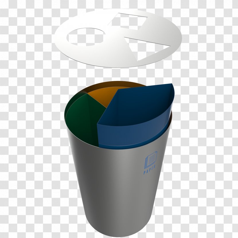 Recycling Bin Rubbish Bins & Waste Paper Baskets Plastic Collection - Garbage Station Transparent PNG