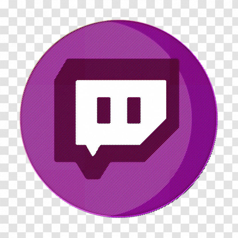 Twitch Icon Social Media Icon Transparent PNG