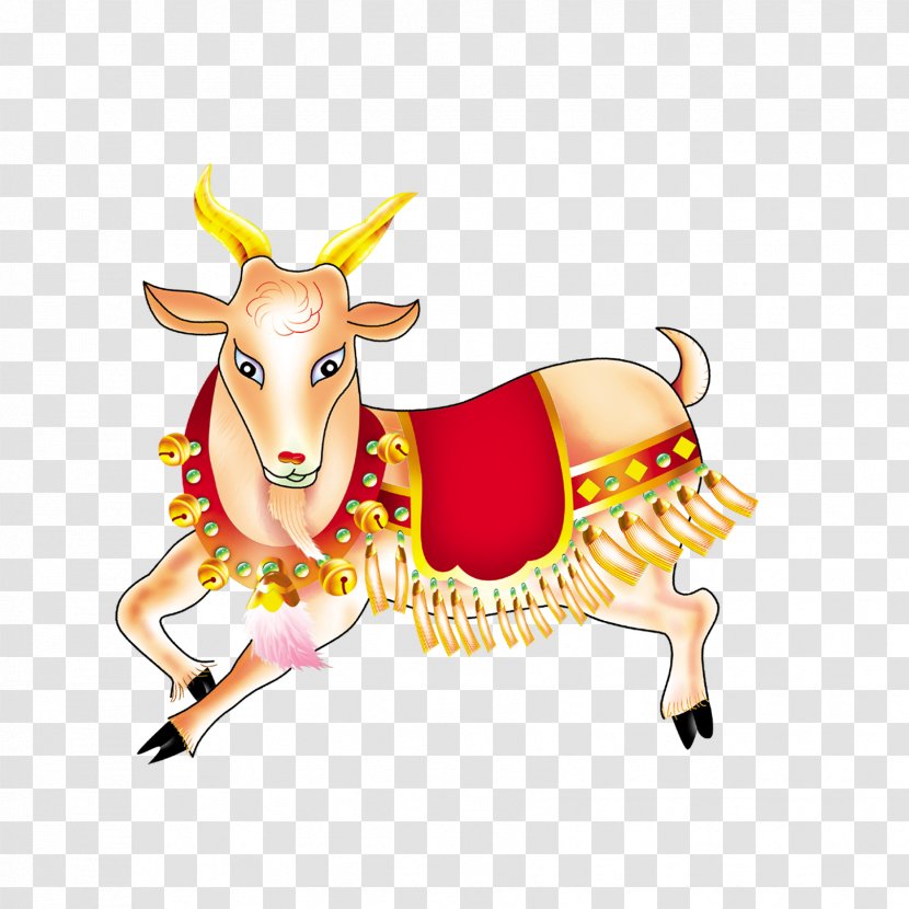 Goat Tung Shing U7f8a Chinese Zodiac New Year - Art - Pattern Transparent PNG