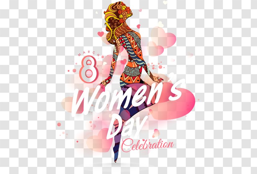 International Womens Day Poster March 8 Woman - Royaltyfree - Goddess Material Transparent PNG