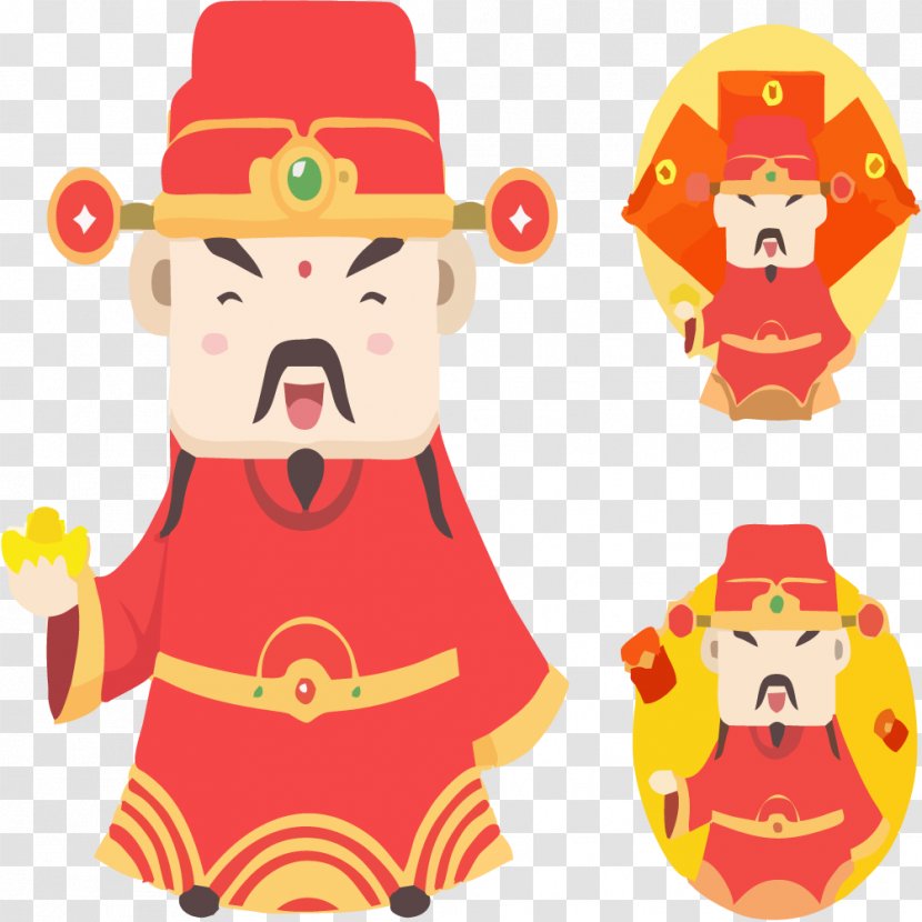 Xiaomi Mi MIX 2 Caishen - Fictional Character - Red God Of Wealth Transparent PNG