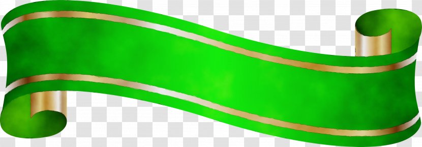 Green Yellow Line Rim Transparent PNG