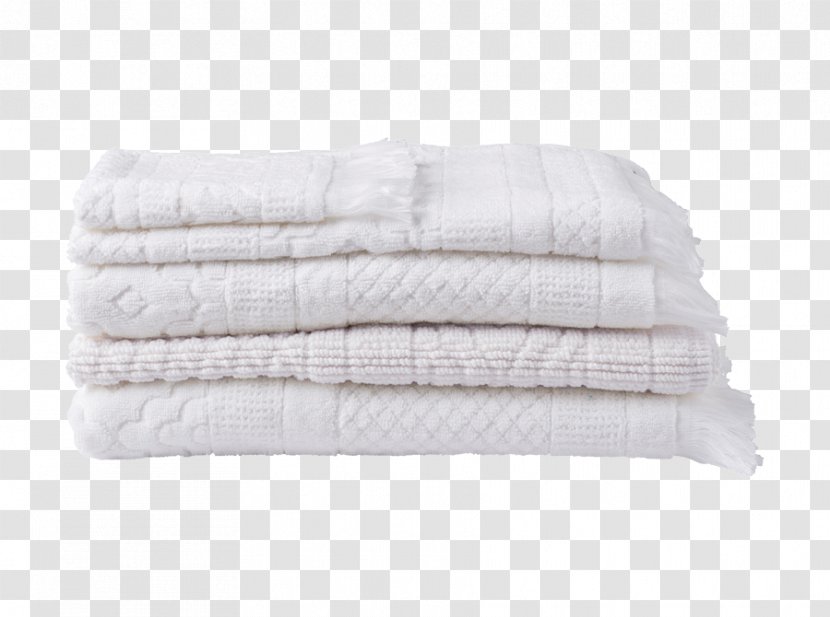 Linens Textile - White Towel Transparent PNG