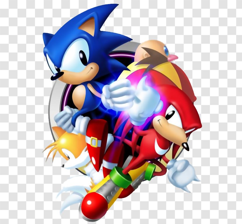 Sonic & Knuckles The Hedgehog 3 2 3D - 3d - Recreation Transparent PNG