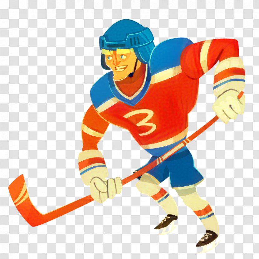 Winter Cartoon - Sport - Solid Swinghit Ice Hockey Position Transparent PNG