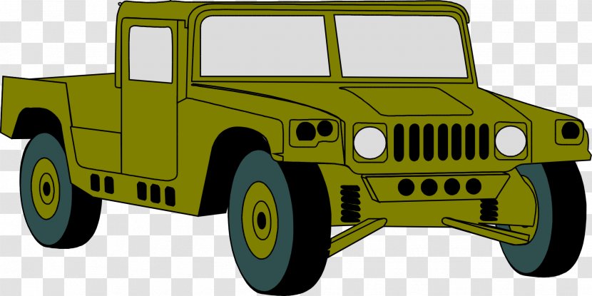 Humvee Hummer Jeep Military Vehicle Clip Art Transparent PNG