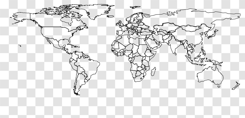 World Map Geography - Area - Globe Transparent PNG