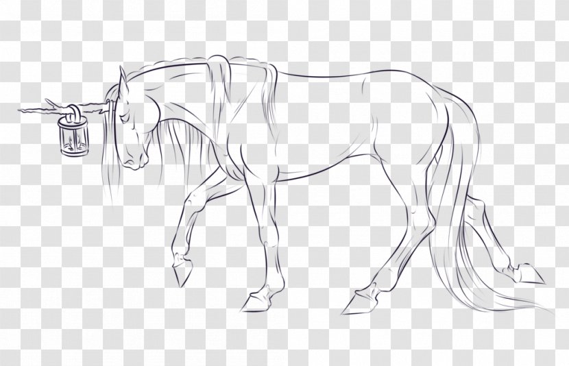 Pony Mustang Drawing Pack Animal Rein - Figure - Unicorn Head Transparent PNG