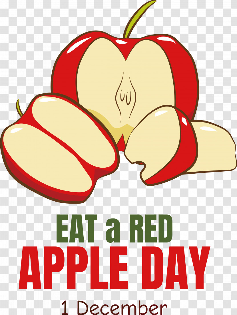 Eat A Red Apple Day Red Apple Fruit Transparent PNG