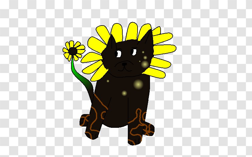 Big Cat Mammal Sunflower M Clip Art - Fiction Transparent PNG