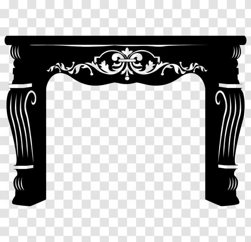 Table Sticker Furniture Baroque Decal - Decoration Transparent PNG