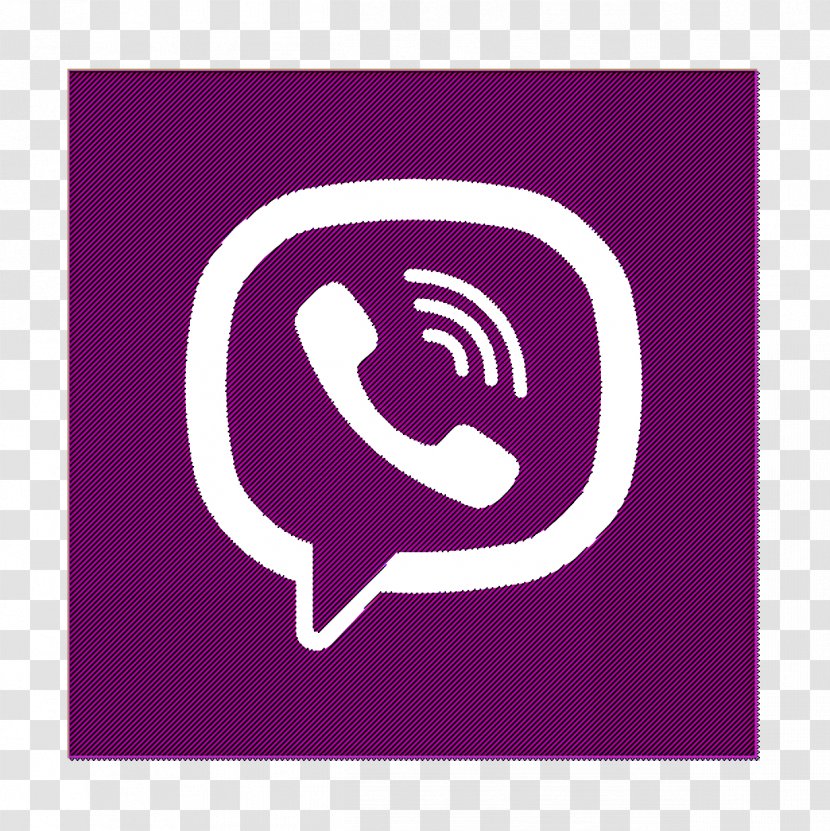 Viber Icon Social Networks Logos - Symbol Magenta Transparent PNG