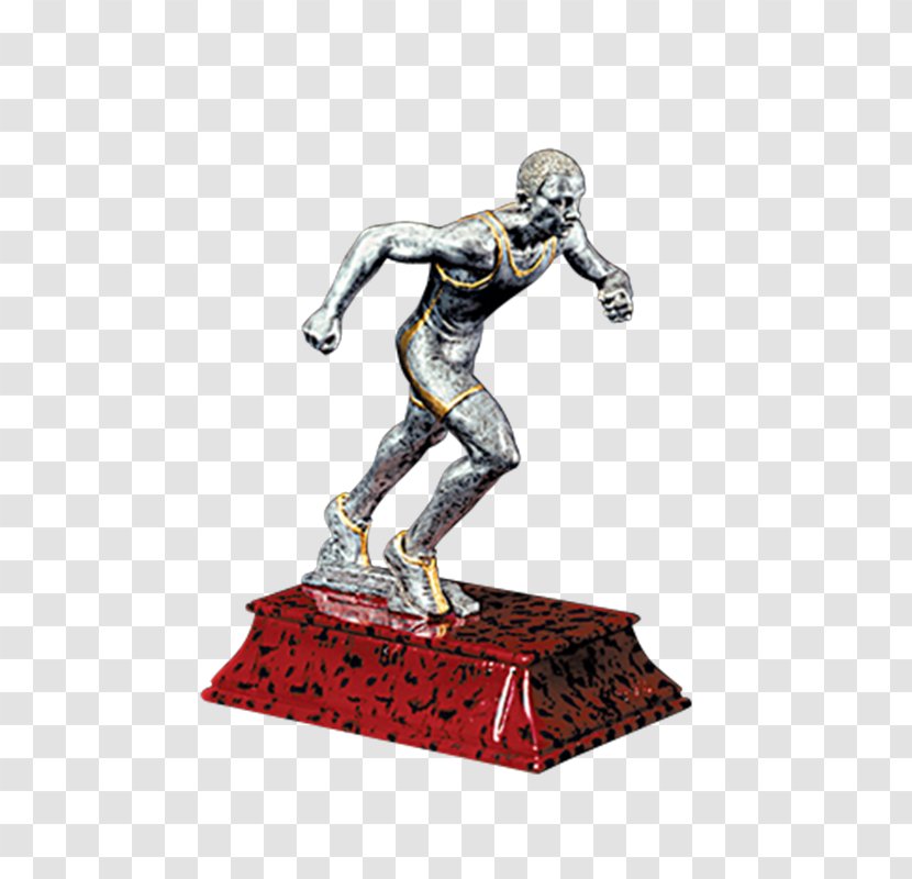 Track & Field Trophy Running Marathon Relay Race - And Transparent PNG