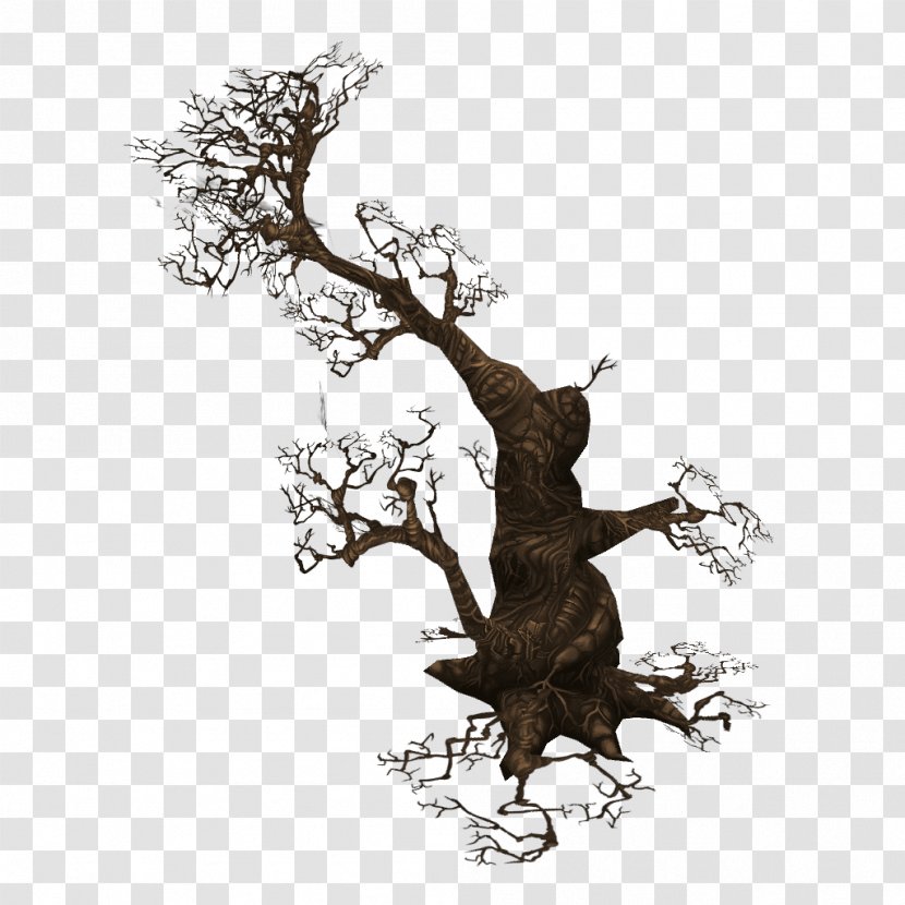 White Branching Animal - Plant - Dead Tree Material Transparent PNG