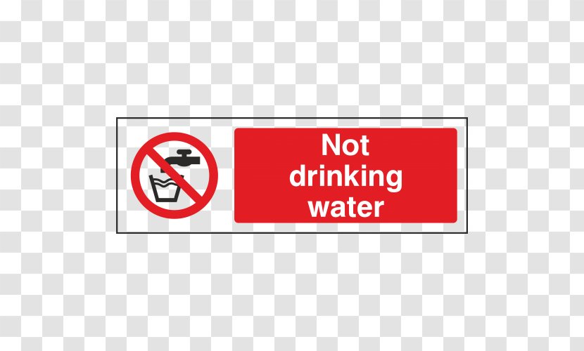 Drinking Water Sign Sticker Label Transparent PNG