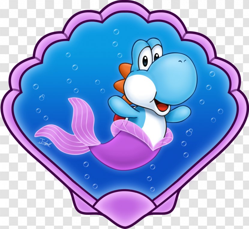 Mermaid Yoshi Mario Rosalina Merman - Tree Transparent PNG