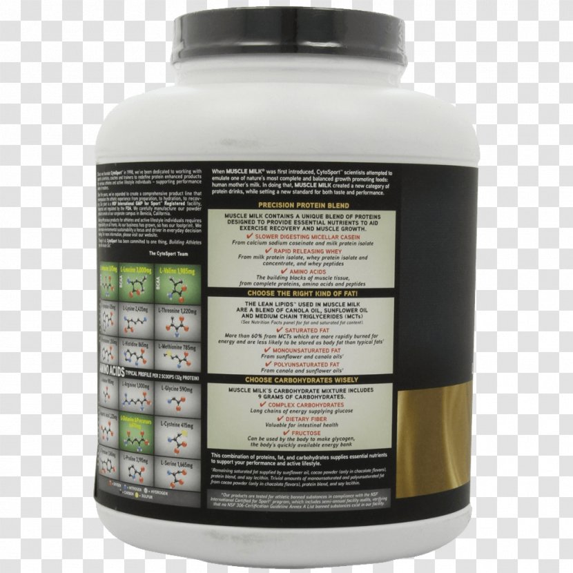 Milk Dietary Supplement Protein CytoSport Inc. Muscle Transparent PNG