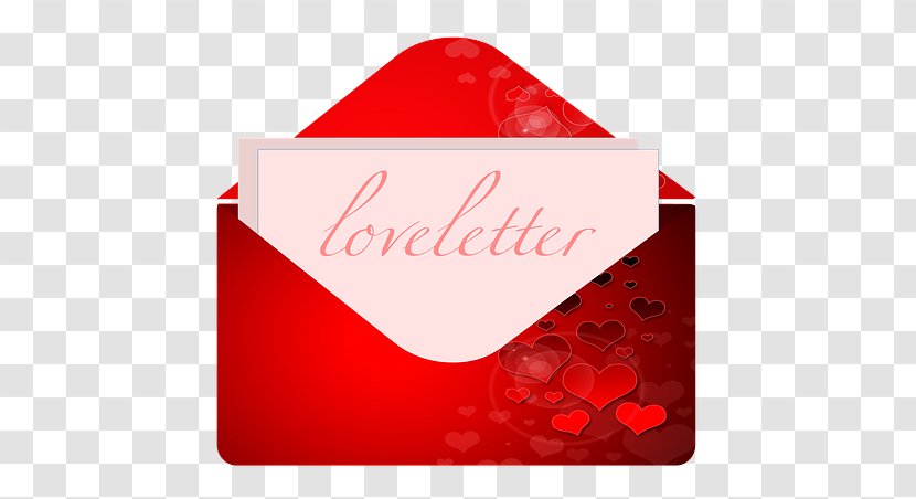 Love Letter Intimate Relationship - Petal - Red Transparent PNG