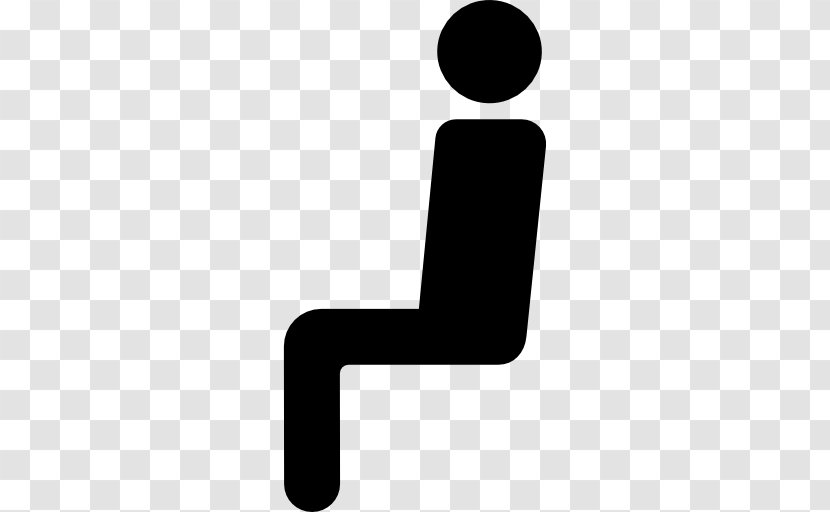 Silhouette Person Clip Art - Sitting - People Waiting For Help Transparent PNG