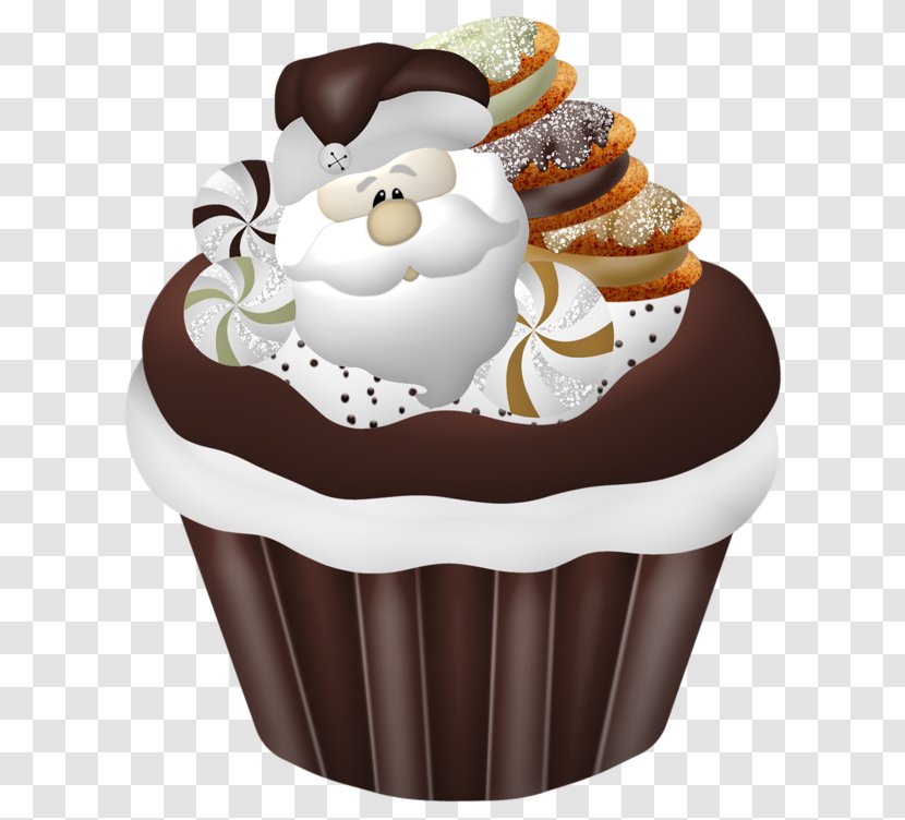 Cupcake Muffin Birthday Cake Frosting & Icing Petit Four - Whipped Cream Transparent PNG