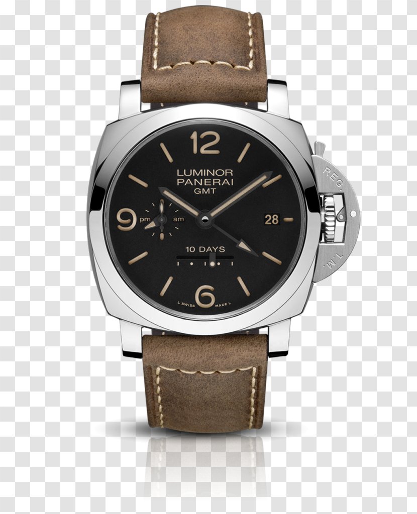 Panerai Men's Luminor Marina 1950 3 Days Watch Chrono Flyback Automatic Ceramica Monopulsante 8 - Strap Transparent PNG